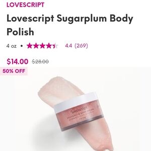 Lovescript Sugarplum Body Polish